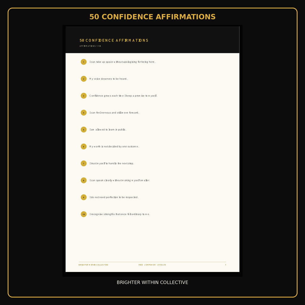 Master Your Confidence in 10 Days – Ebook & Complete Toolkit