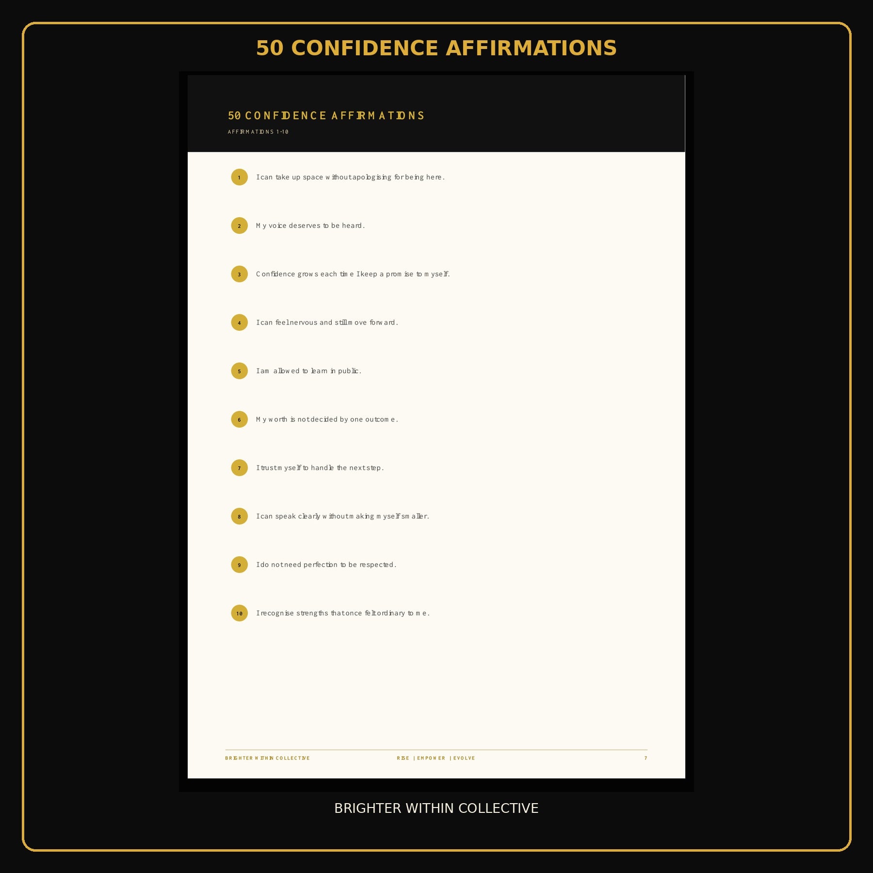 Master Your Confidence in 10 Days – Ebook & Complete Toolkit